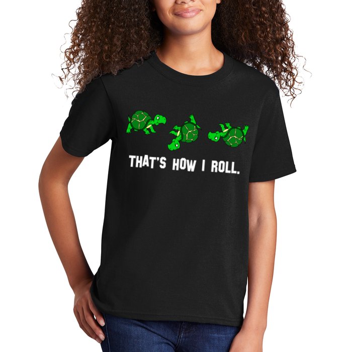 That's How I Roll Turtle Kids T-Shirt