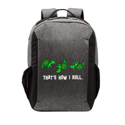 That's How I Roll Turtle Vector Backpack