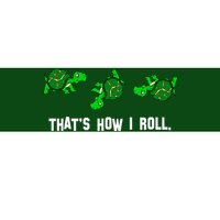 That's How I Roll Turtle Bumper Sticker