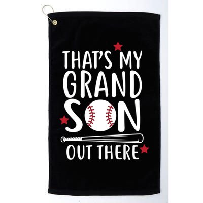 That's My Grandson Out There Golf Towel