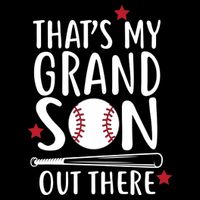 That's My Grandson Out There Crop Top