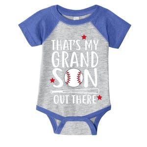 That's My Grandson Out There Infant Baby Jersey Bodysuit