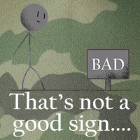 That's Not a Good Sign Funny Stick Figure Legacy Tie Dye Trucker Hat