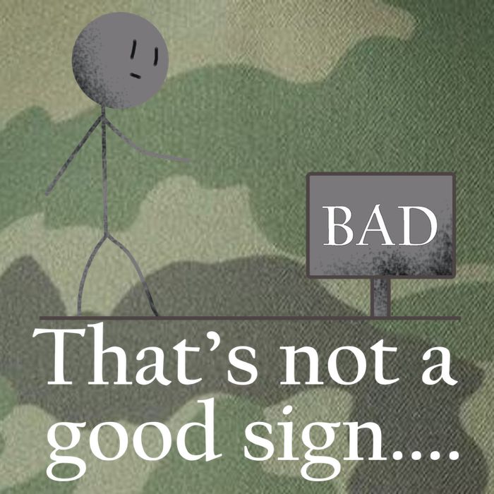 That's Not a Good Sign Funny Stick Figure Legacy Tie Dye Trucker Hat