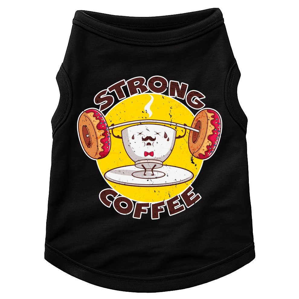 That's Some Strong Coffee Donuts Doggie Tank