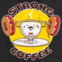 That's Some Strong Coffee Donuts Adult Drive Performance Visor