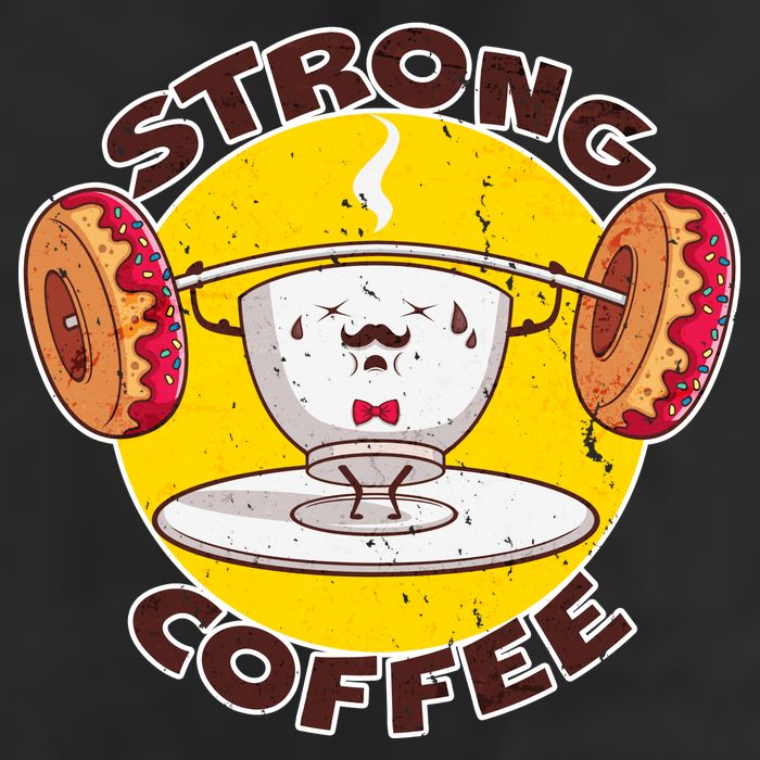 That's Some Strong Coffee Donuts Adult Drive Performance Visor
