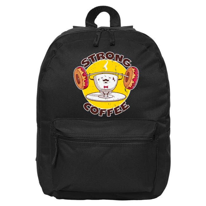 That's Some Strong Coffee Donuts 16 in Basic Backpack