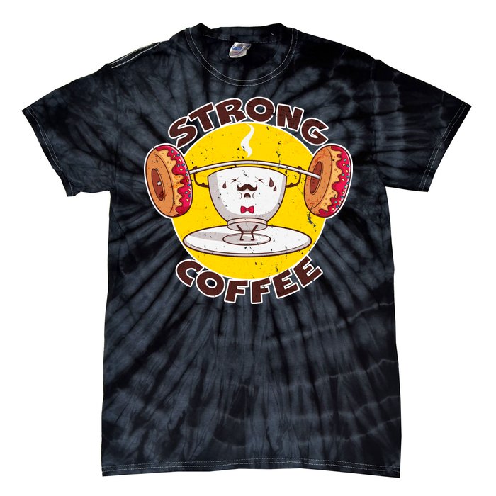 That's Some Strong Coffee Donuts Tie-Dye T-Shirt