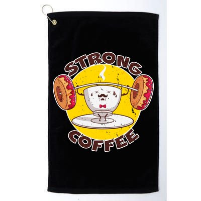 That's Some Strong Coffee Donuts Golf Towel