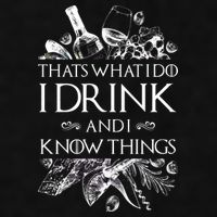 That's What I Do I Drink And I Know Ladies PosiCharge Tri-Blend Wicking Tank