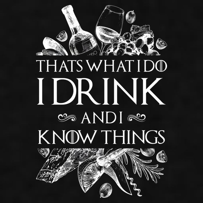 That's What I Do I Drink And I Know Ladies PosiCharge Tri-Blend Wicking Tank