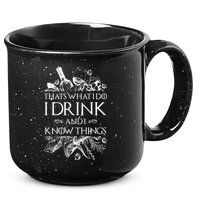 That's What I Do I Drink And I Know 15oz Campfire Ceramic Mug