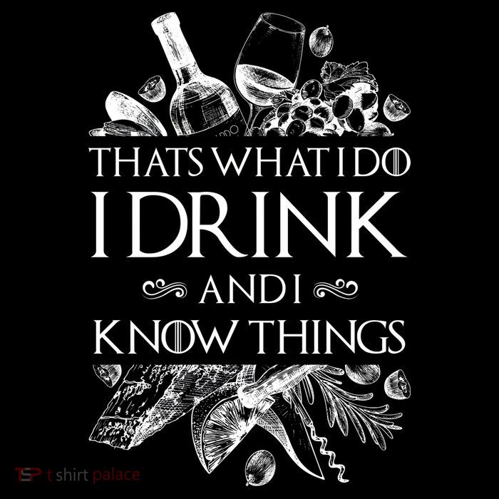 That's What I Do I Drink And I Know Tank Top