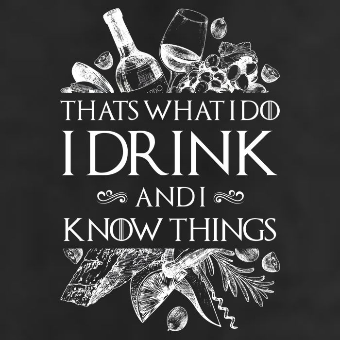 That's What I Do I Drink And I Know Microfiber Hand Towel