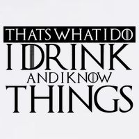 That's What I Do I Drink And I Know Things Garment-Dyed Sweatshirt