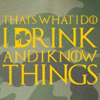 Thats What I Do I Drink and I Know Things St Patricks Day Clover Legacy Tie Dye Trucker Hat