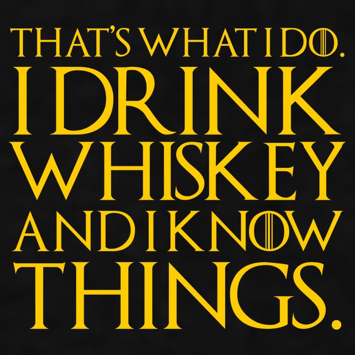 That's What I Do I Drink Whiskey And Know Things Ladies PosiCharge Tri-Blend Wicking Tank