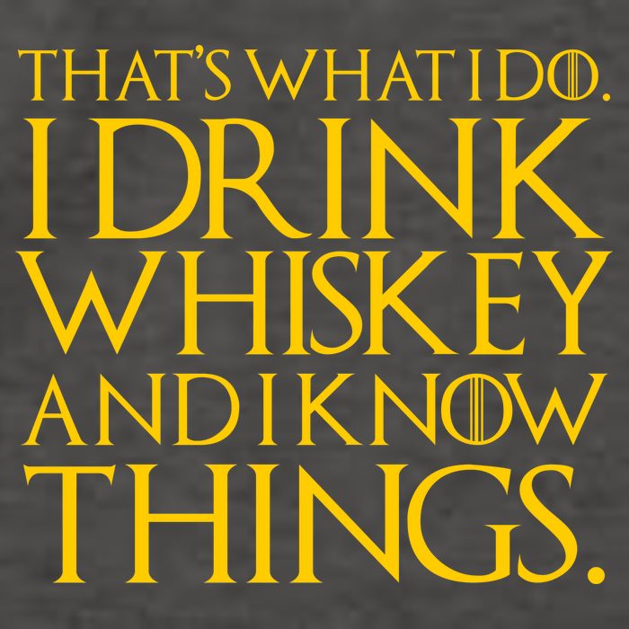 That's What I Do I Drink Whiskey And Know Things Vector Backpack