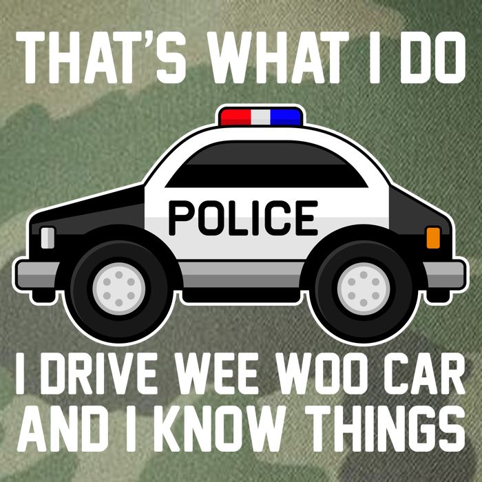 That's What I Do I Drive Wee Woo Car and I Know Things Legacy Tie Dye Trucker Hat