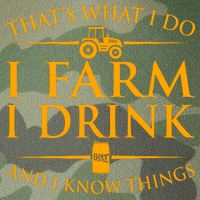 That's What I Do I Farm I Drink And I Know Things Legacy Tie Dye Trucker Hat