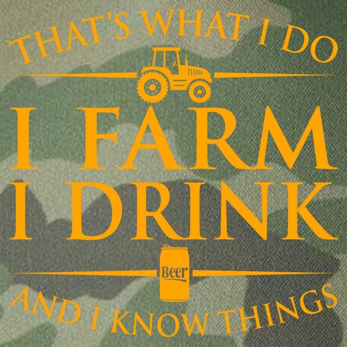 That's What I Do I Farm I Drink And I Know Things Legacy Tie Dye Trucker Hat