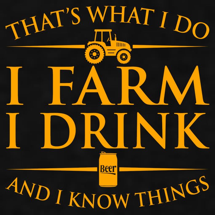 That's What I Do I Farm I Drink And I Know Things Ladies PosiCharge Tri-Blend Wicking Tank