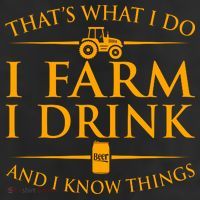 That's What I Do I Farm I Drink And I Know Things Beanie