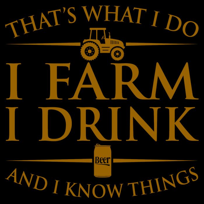 That's What I Do I Farm I Drink And I Know Things 16oz Travel Tumbler
