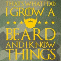 Thats What I Do I Grow A Beard and I Know Things Legacy Tie Dye Trucker Hat