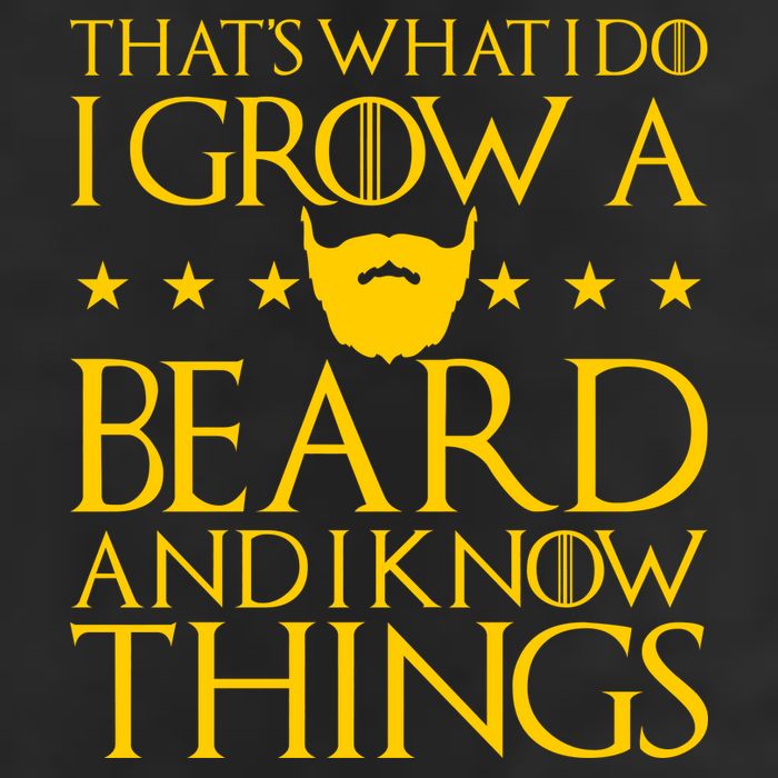 Thats What I Do I Grow A Beard and I Know Things 25L Jumbo Tote