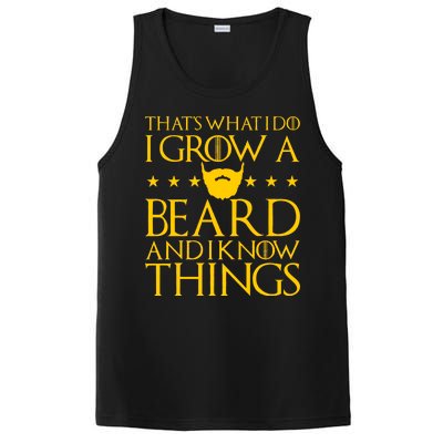 Thats What I Do I Grow A Beard and I Know Things PosiCharge Competitor Tank