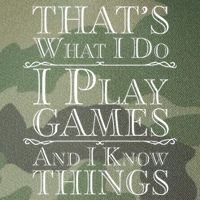 That's What I Do I Play Games And I Know Things Legacy Tie Dye Trucker Hat