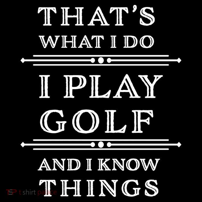 That's What I Do I Play Gold And I Know Things Bucket Hat