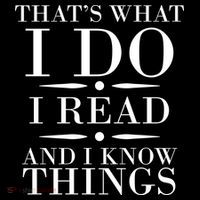 That's What I Do I Read And I Know Things City Backpack