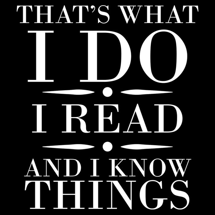 That's What I Do I Read And I Know Things Backpack