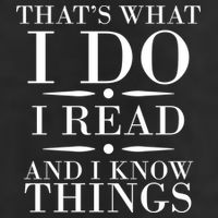 That's What I Do I Read And I Know Things Adult Drive Performance Visor
