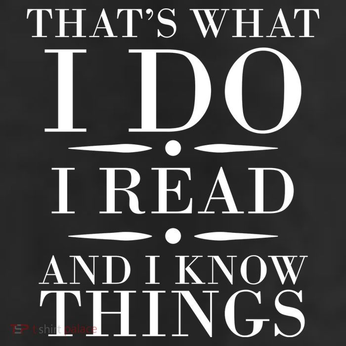 That's What I Do I Read And I Know Things Premium Pullover Hoodie