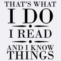 That's What I Do I Read And I Know Things Garment-Dyed Sweatshirt