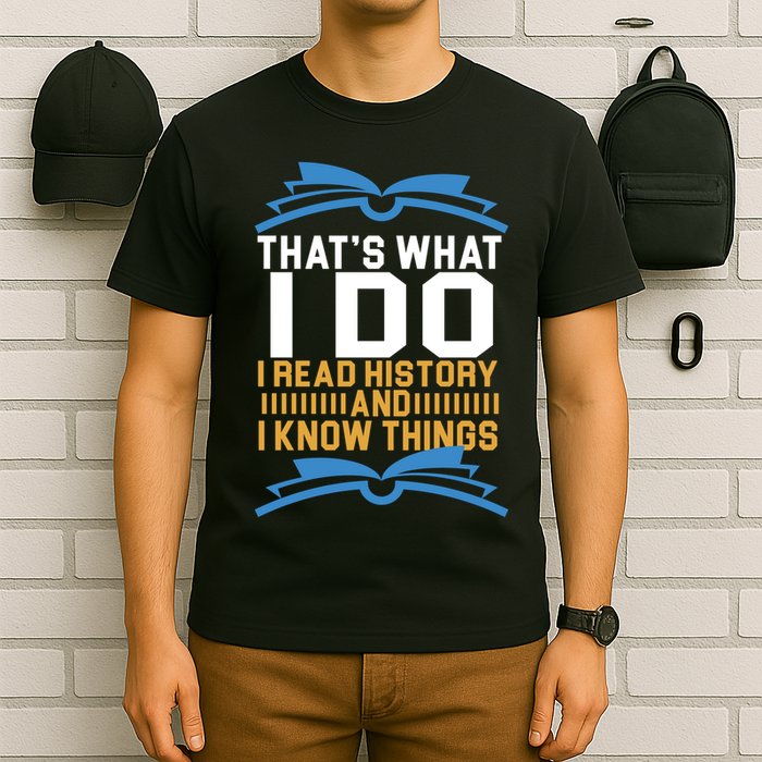 That's What I Do I Read History And I Know Things T-Shirt