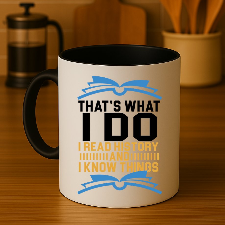 That's What I Do I Read History And I Know Things Mug