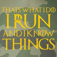 That's What I Do I Run and I Know Things Funny Running Legacy Tie Dye Trucker Hat