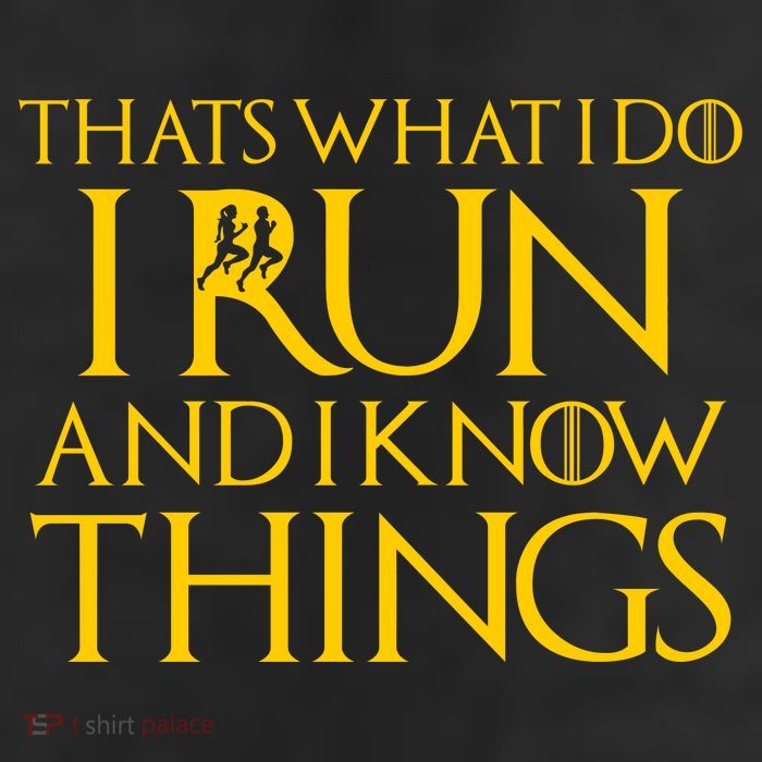 That's What I Do I Run and I Know Things Funny Running Beanie