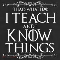 Thats What I Do I Teach And I Know Things Beanie