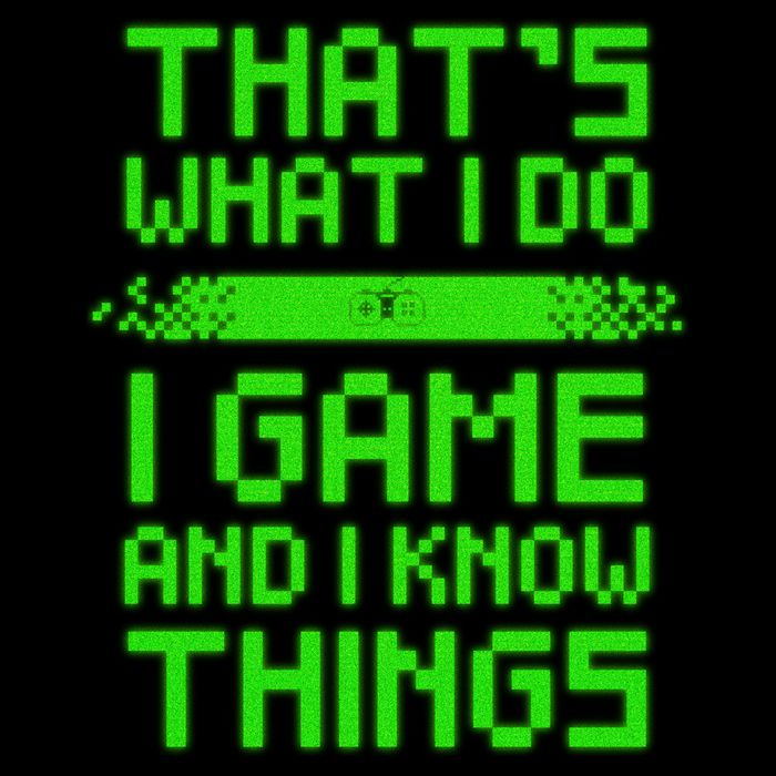 That's What I Do Play Games And I Know Things 16 in Basic Backpack
