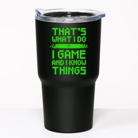That's What I Do Play Games And I Know Things Tumbler