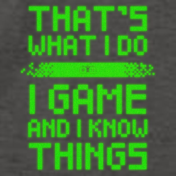That's What I Do Play Games And I Know Things Vector Backpack