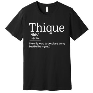 Thique Healthy Body Proud Thick Woman Premium T-Shirt