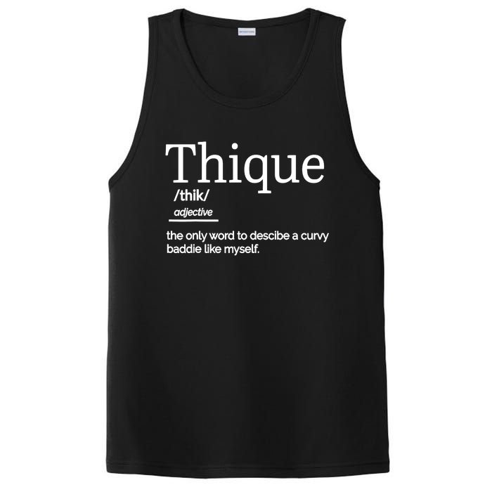 Thique Healthy Body Proud Thick Woman PosiCharge Competitor Tank