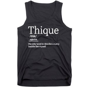 Thique Healthy Body Proud Thick Woman Tank Top